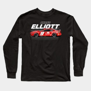 Chase Elliott 9 Camaro Throwback Long Sleeve T-Shirt